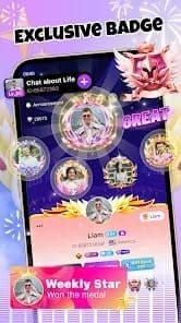 Hiya Live interface showing $0.99 Premium Weekly Card for Tier 3 missions