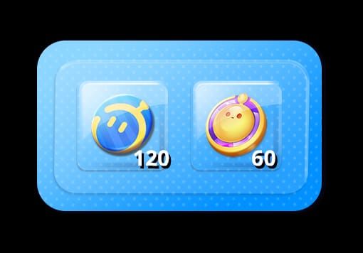 Comparison chart of Eggy Party Eggy Coins top-up packages and effective rates