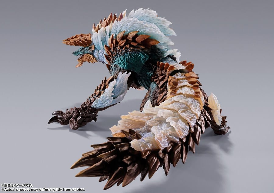 Model peringatan Ulang Tahun ke-20 Monster Hunter "S.H.MonsterArts Fire Dragon/Thunder Wolf Dragon" tersedia untuk tempahan hari ini