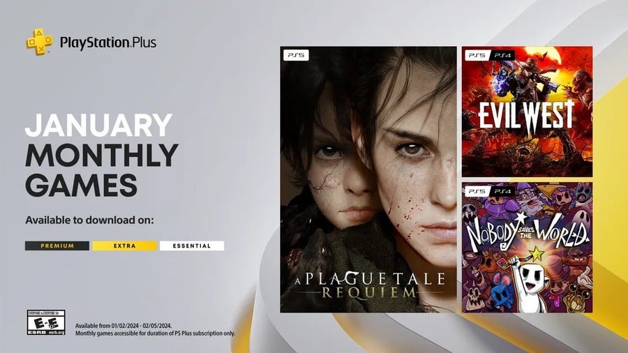 PS+ akan bebas ukuran game pada Januari 2024