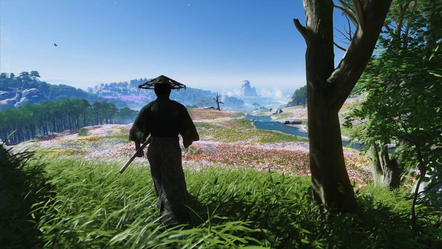 "Ghost of Tsushima" has more than 60,000 simultaneous online players on Steam, ranking fourth on the PlayStation game list