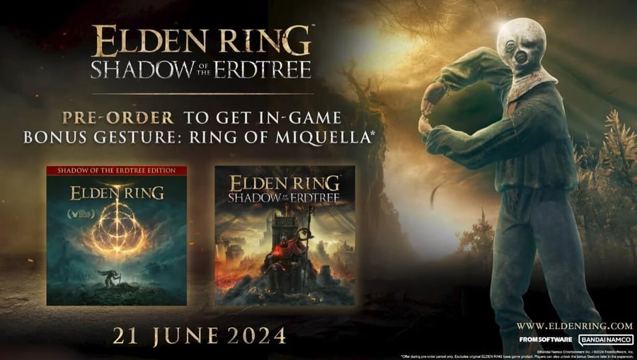 DLC "Elden's Ring" sekarang tersedia untuk pre-order. Harga dan konten setiap versi diperkenalkan.