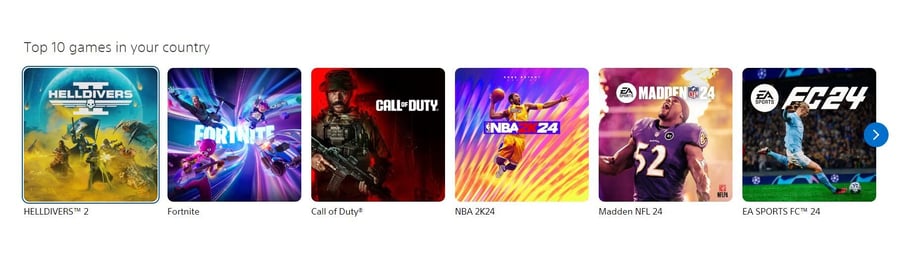 '헬다이버 2', 'COD'·'포트나이트' 제치고 미국 PSN 스토어 1위