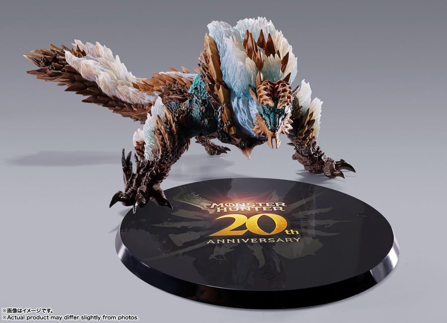 Model peringatan Hari Jadi ke-20 Monster Hunter "S.H.MonsterArts Fire Dragon/Thunder Wolf Dragon" tersedia untuk dipesan hari ini