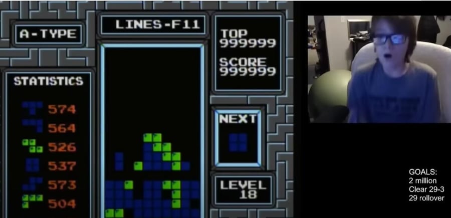 13-year-old boy becomes first person to clear "Tetris"